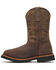 Image #3 - Thorogood Men's 11" USA Waterproof Wellington Work Boots - Composite Toe, Brown, hi-res