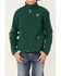 Image #2 - Ariat Boys' Team Mexico Patch Flag Zip-Front Softshell Jacket, Green, hi-res