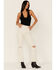 Image #1 - Rolla's Women's High Rise Distressed Cropped Dusters Bootcut Jeans, , hi-res