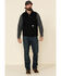 Image #2 - Carhartt Men's Duck Sherpa Lined Mock Neck Work Vest - Tall , Black, hi-res