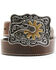 Image #1 - Cody James Boys' Spur Buckle Belt, Brown, hi-res