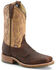 Image #1 - Double-H Men's Square Steel Toe Western Boots, Bison, hi-res