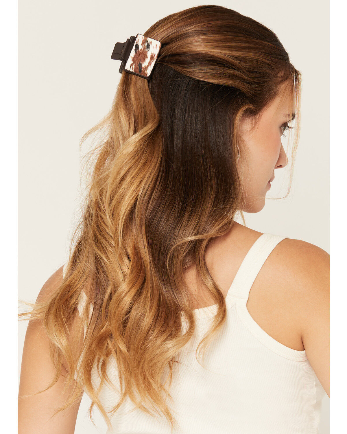 Image #2 - Idyllwind Women's Larkspur Hair-On Claw Clip Set - 2 Piece, Brown, hi-res