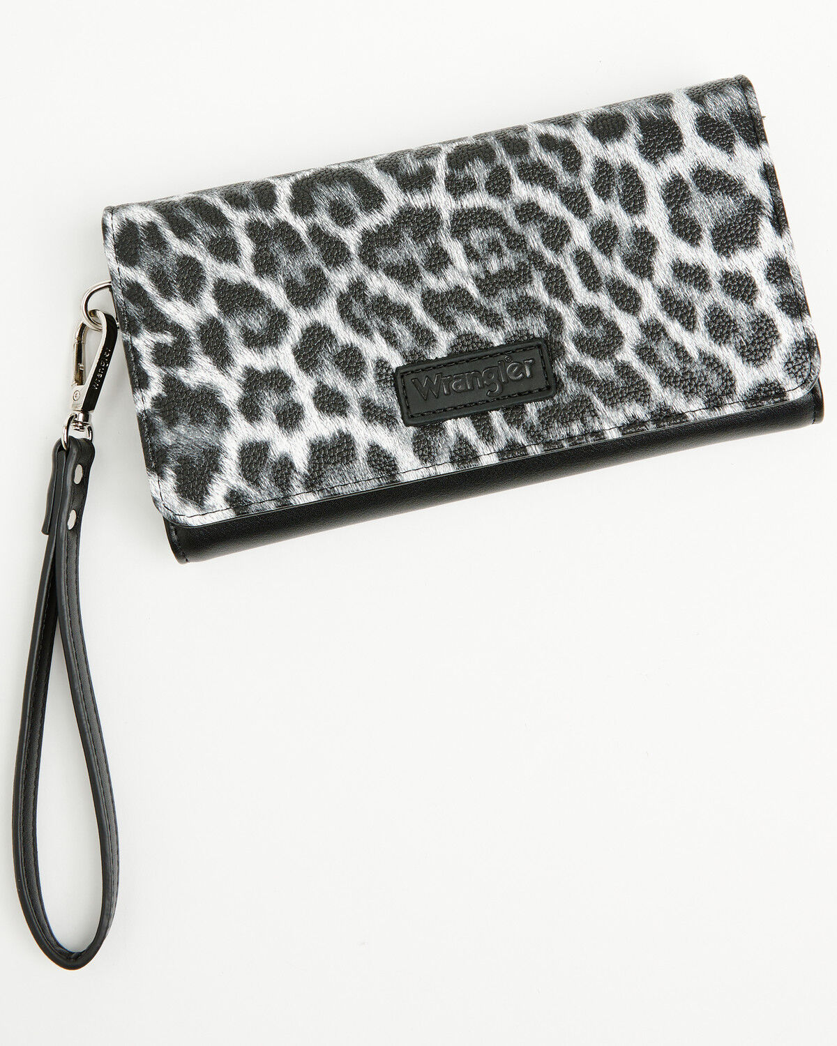 Image #2 - Wrangler Women's Boot Barn Exclusive Leopard Print Wallet, Black, hi-res