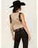 Image #4 - Scully Women's Star Leather Vest, Brown, hi-res