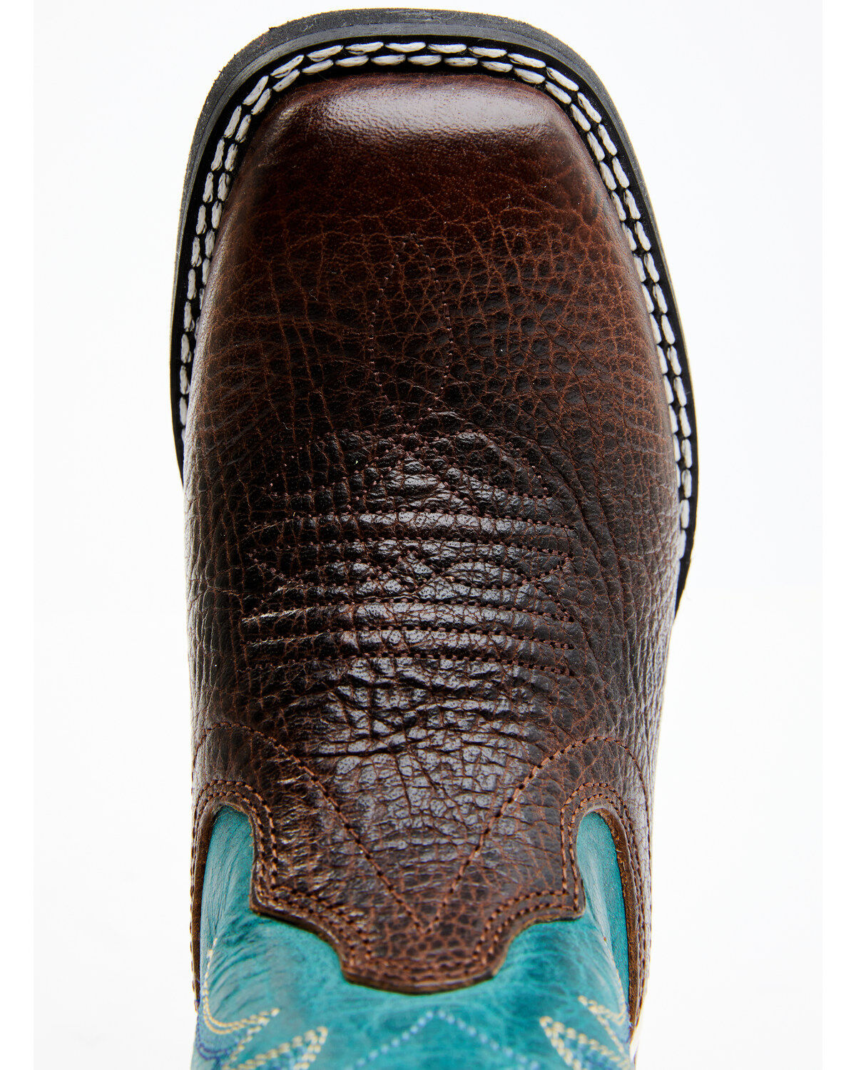 Image #6 - RANK 45&reg; Boys' Connor Western Boots - Broad Square Toe, Blue, hi-res