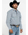 Image #3 - Resistol Men's Tavares Floral Geo Print Long Sleeve Western Shirt, Blue, hi-res