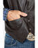 Image #5 - Scully Men's Lamb Leather Vest, Brown, hi-res
