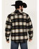 Image #4 - Dakota Grizzly Men's Plaid Print Burke Wool Sherpa Lined Zip Jacket, Black, hi-res