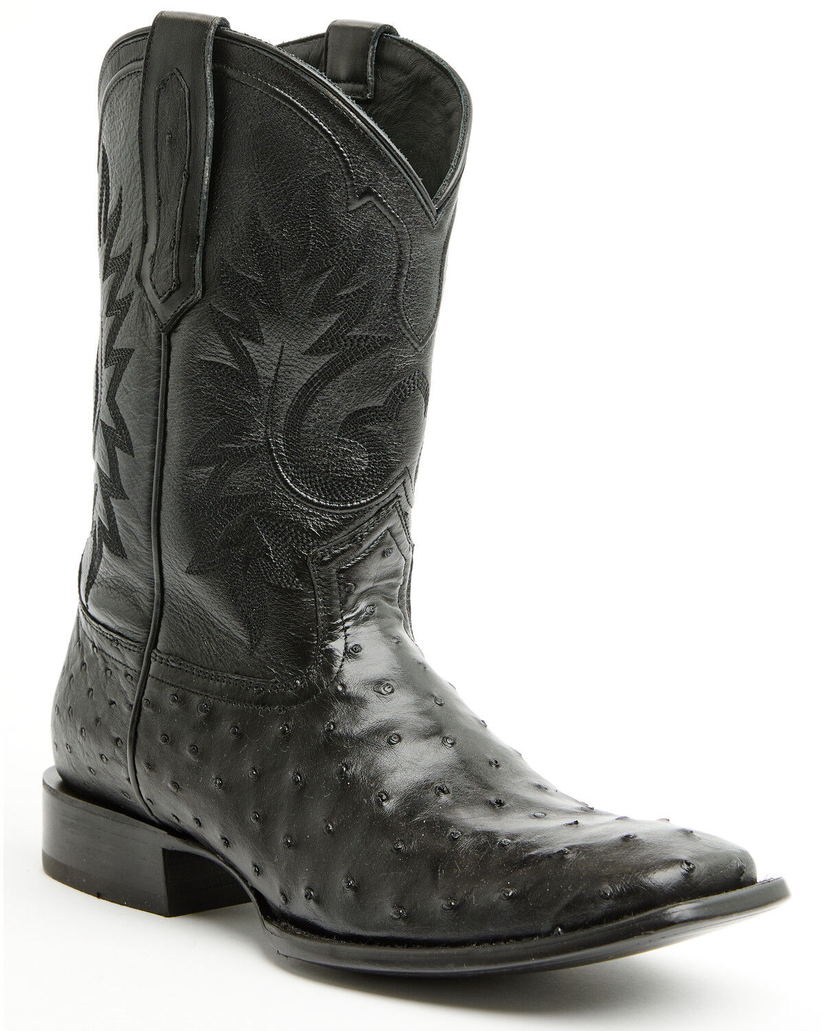 Cody James Black 1978&reg; Men's The Hayward Exotic Full Quill Ostrich Western Boots - Broad Square Toe, Black, hi-res