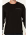 Image #3 - Lucky Brand Workwear Men's Solid Core Logo Long Sleeve Work Shirt, Black, hi-res