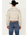 Image #4 - Cowboy Hardware Men's Mosaic Paisley Print Long Sleeve Snap Western Shirt, Cream, hi-res