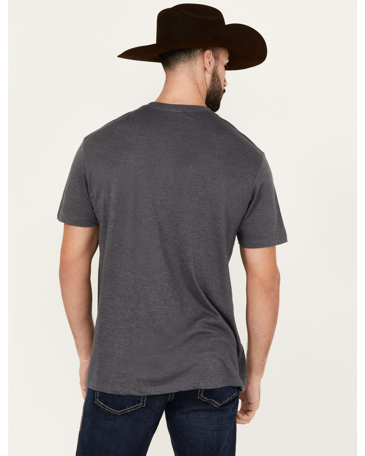 Image #4 - Moonshine Spirit&reg; Men's Drink Deep Short Sleeve Graphic T-Shirt, Charcoal, hi-res