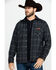Image #1 - Outback Trading Co. Men's Black Clyde Big Flannel Shirt, Black, hi-res