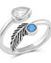 Image #1 - Montana Silversmiths Women's Balance of Nature Open Ring, Silver, hi-res