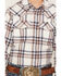 Image #3 - Gibson Trading Co Boys' Tucker Plaid Print Long Sleeve Snap Flannel Shirt, White, hi-res