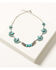 Image #1 - Shyanne Women's Cactus Rose Turquoise Blossom Stone Necklace, Rust Copper, hi-res