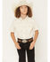 Image #1 - Cody James Boys' Jace Southwestern Print Short Sleeve Snap Western Shirt, Blue, hi-res