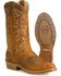 Image #2 - Double-H Men's Gel ICE Steel Toe Western Work Boots, Brown, hi-res
