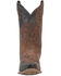 Image #4 - Laredo Men's Porter Wingtip Collar Overlay Western Boot - Snip Toe, Tan, hi-res