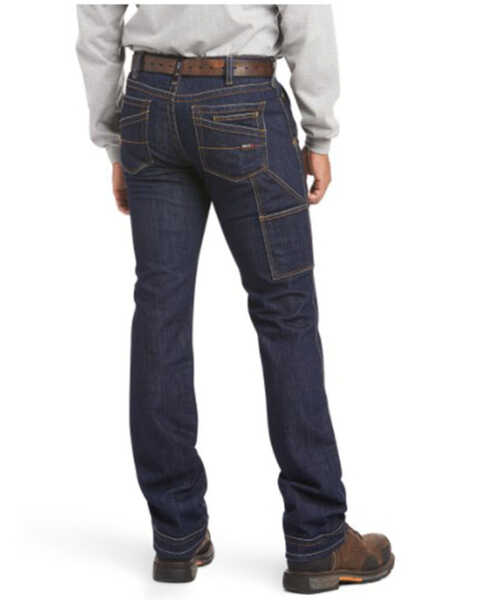 Image #2 - Ariat Men's FR M7 Durastretch Workhouse Slim Straight Work Jeans, Indigo, hi-res