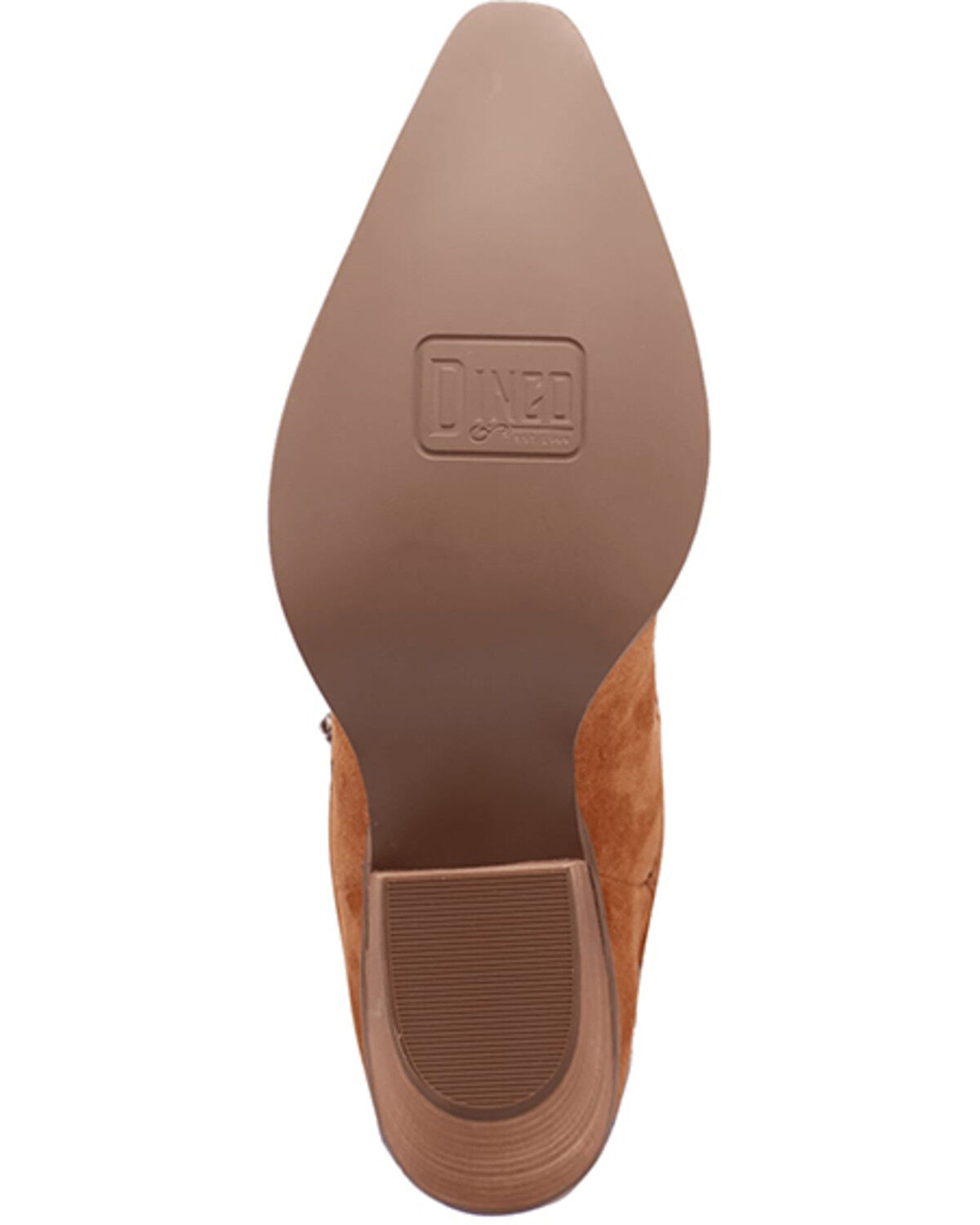 Image #7 - Dingo Women's Buck Wild Suede Tall Western Boots - Round Toe, Brown, hi-res