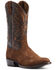 Image #1 - Ariat Men's Bankroll Western Boots - Medium Toe, Brown, hi-res