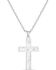 Image #3 - Montana Silversmiths Women's Heartfelt Faith Cross Necklace , Silver, hi-res