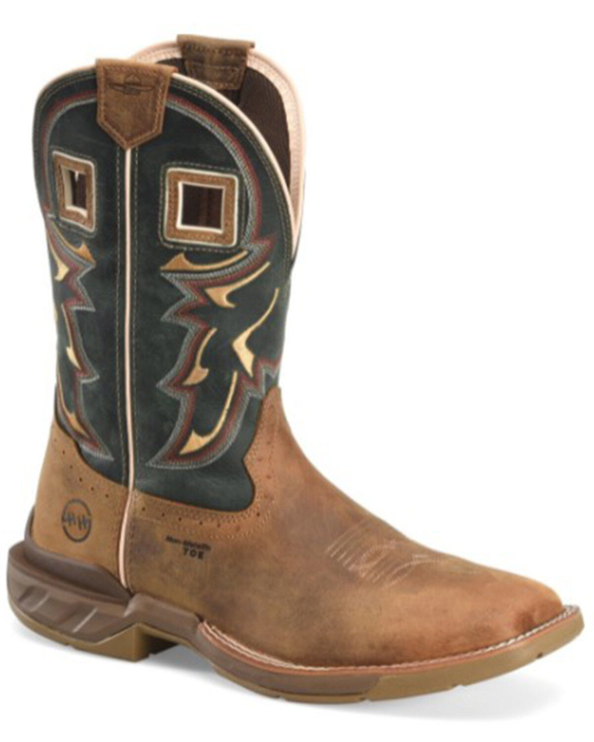 Double H Men's Kerrick Western Work Boots - Composite Toe, Brown, hi-res