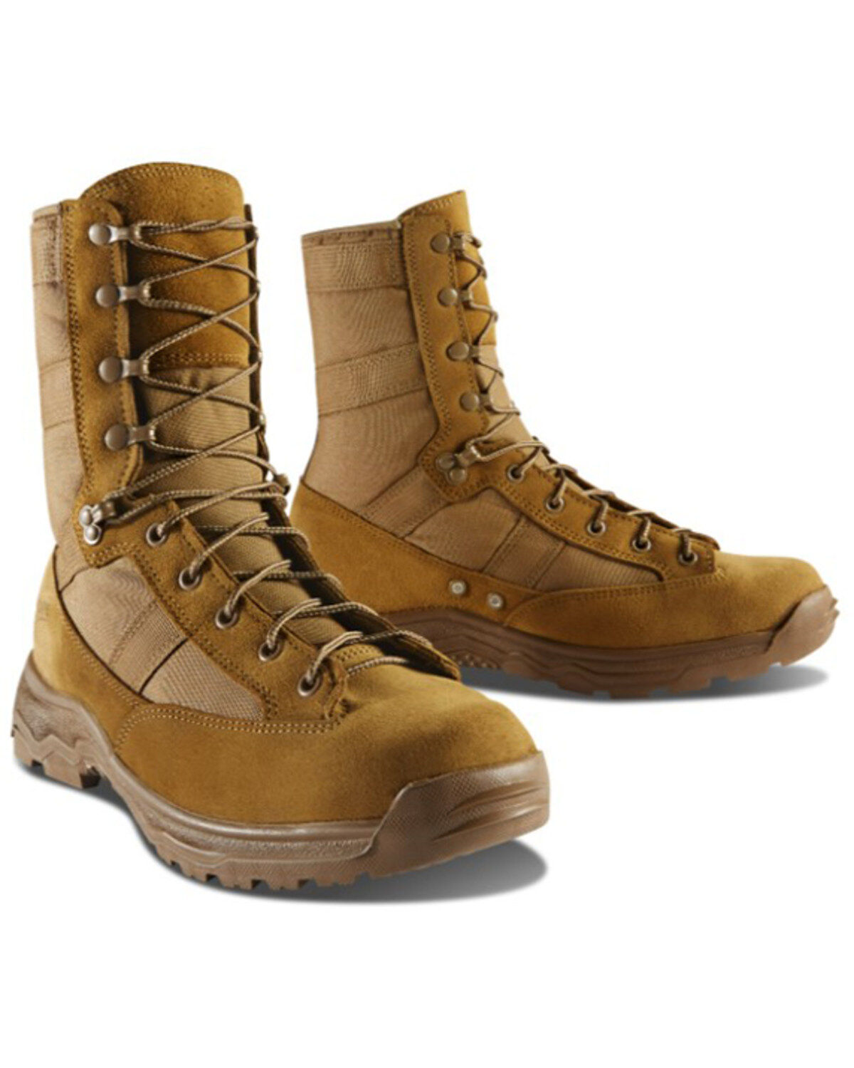 Image #1 - Danner Men's Reckoning 8" Coyote GTX EGA Lace-Up Boots - Composite Toe, Brown, hi-res