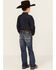 Image #3 - Rock & Roll Denim Boys' Embroidered Bootcut Stretch Denim Jeans , Blue, hi-res