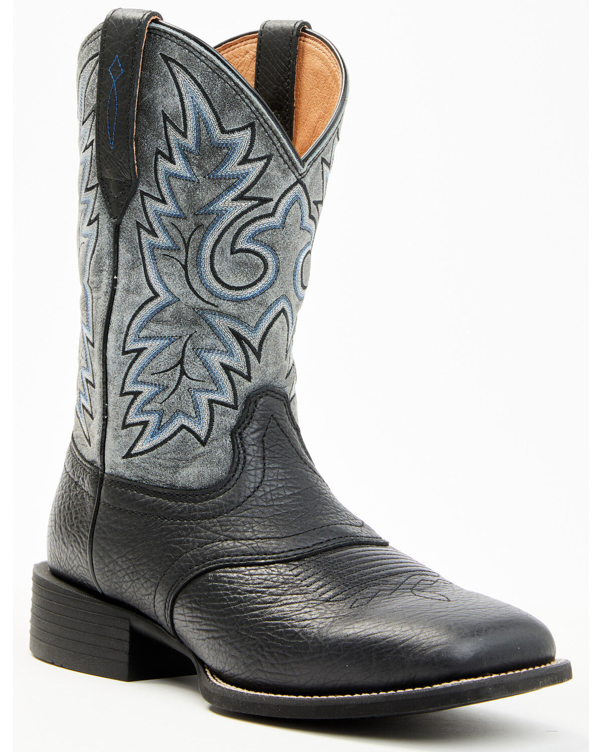 Image #1 - Cody James Men's Badge Xero Gravity&trade; Western Boots - Broad Square Toe, Black, hi-res