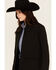 Image #2 - Shyanne Ranch Women's Solid Softshell Lined Zip-Up Jacket , Black, hi-res