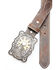 Image #2 - Cody James Boys' Spur Buckle Belt, Brown, hi-res