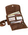 Image #2 - American West Tan Desert Wildflower Small Crossbody Bag/Wallet, Tan, hi-res