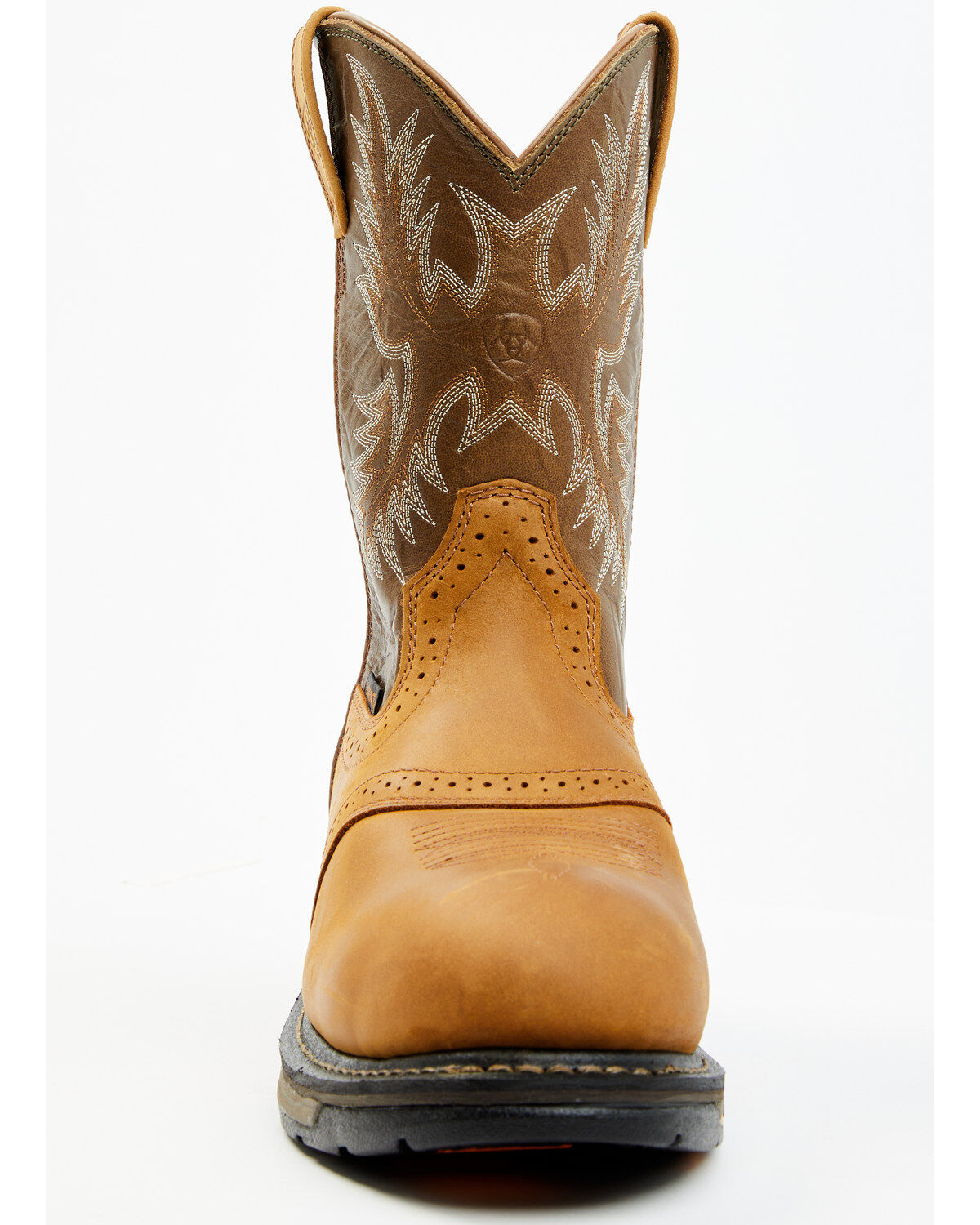 Image #4 - Ariat WorkHog&reg; Western Work Boots - Composite Toe, Bark, hi-res