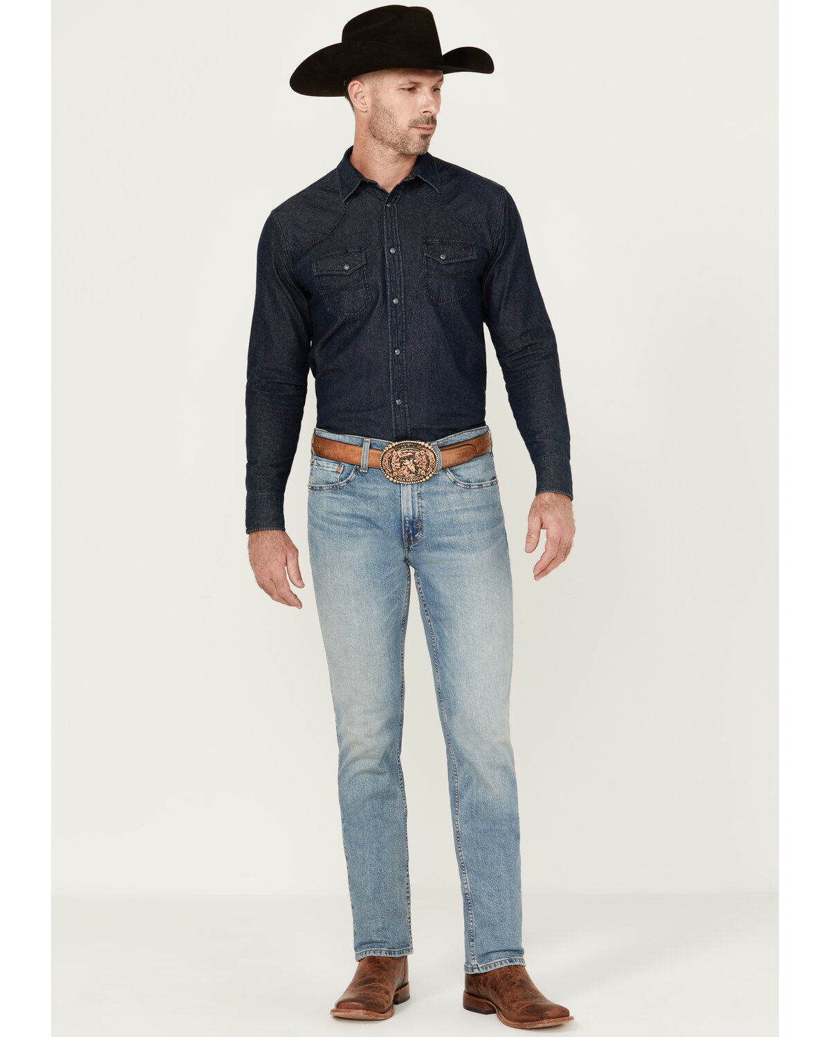 Image #1 - Levi's Men's 514&trade; Any Second Now Straight Stretch Denim Jeans, Light Wash, hi-res