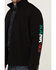 Image #4 - RANK 45® Men's Mexico Flag Softshell Jacket , Black, hi-res