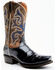 Image #1 - Dan Post Men's Eel Exotic Blue Western Boots - Square Toe, Multi, hi-res