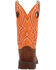 Image #5 - Durango Men's Rebel Performance Western Boots - Square Toe, Orange, hi-res