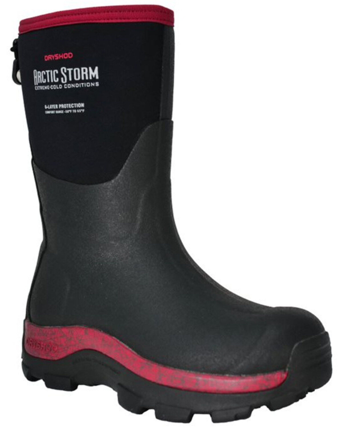 Dryshod Women's Cranberry Arctic Storm Winter Work Boots, Black, hi-res