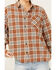 Image #3 - Cleo + Wolf Women's Aubrey Plaid Print Long Sleeve Button-Down Western Shirt , Chocolate, hi-res