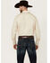 Image #4 - Gibson Men's Basic Solid Long Sleeve Pearl Snap Western Shirt - Tall, Tan, hi-res
