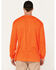 Image #4 - Hawx Men's High-Visibility Long Sleeve Work Shirt, Orange, hi-res