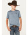 Image #1 - Ariat Boys' Spirited Short Sleeve Performance Shirt , Blue, hi-res