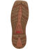 Image #7 - Justin Men's Stampede Rush Short Base Performance Western Boots - Broad Square Toe, Brown, hi-res