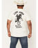 Image #4 - Cody James Men's Backtimes Up Short Sleeve Graphic T-Shirt, Cream, hi-res