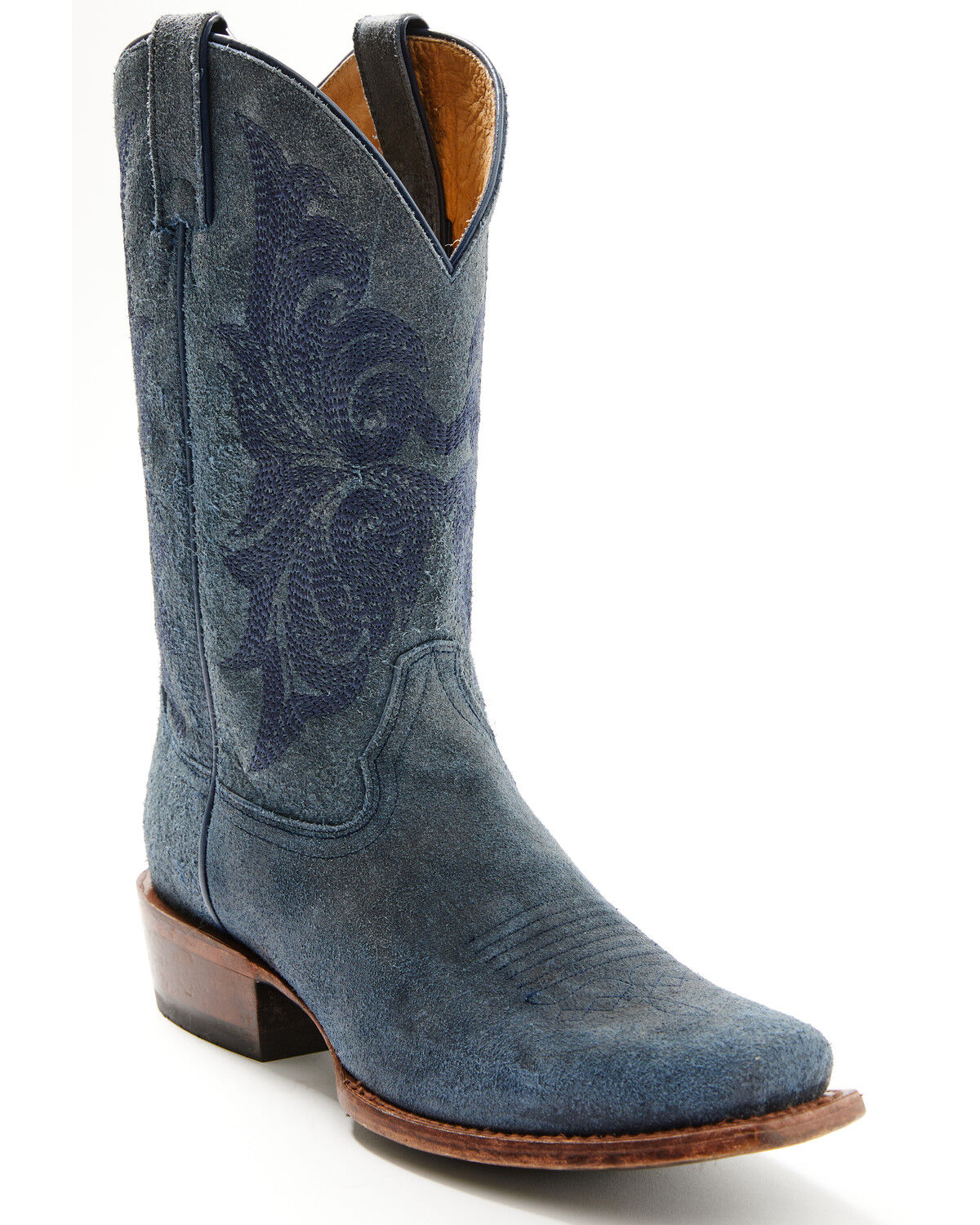 Moonshine Spirit&reg; Men's Gunsmoke Western Boots - Square Toe, Blue, hi-res