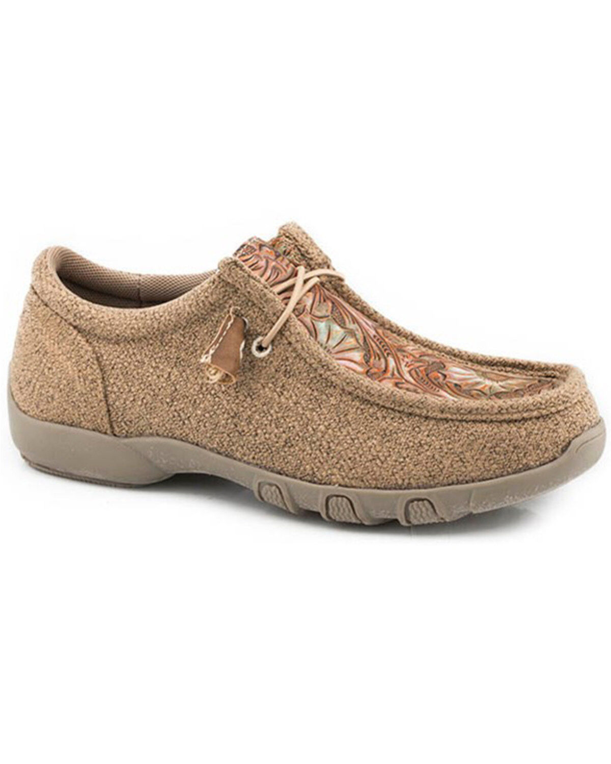 Roper Boys' Chillin Casual Shoes - Moc Toe, Tan, hi-res