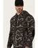 Image #2 - Lucky Brand Workwear Men's Camo Print French Terry Hooded Sweatshirt, Black, hi-res